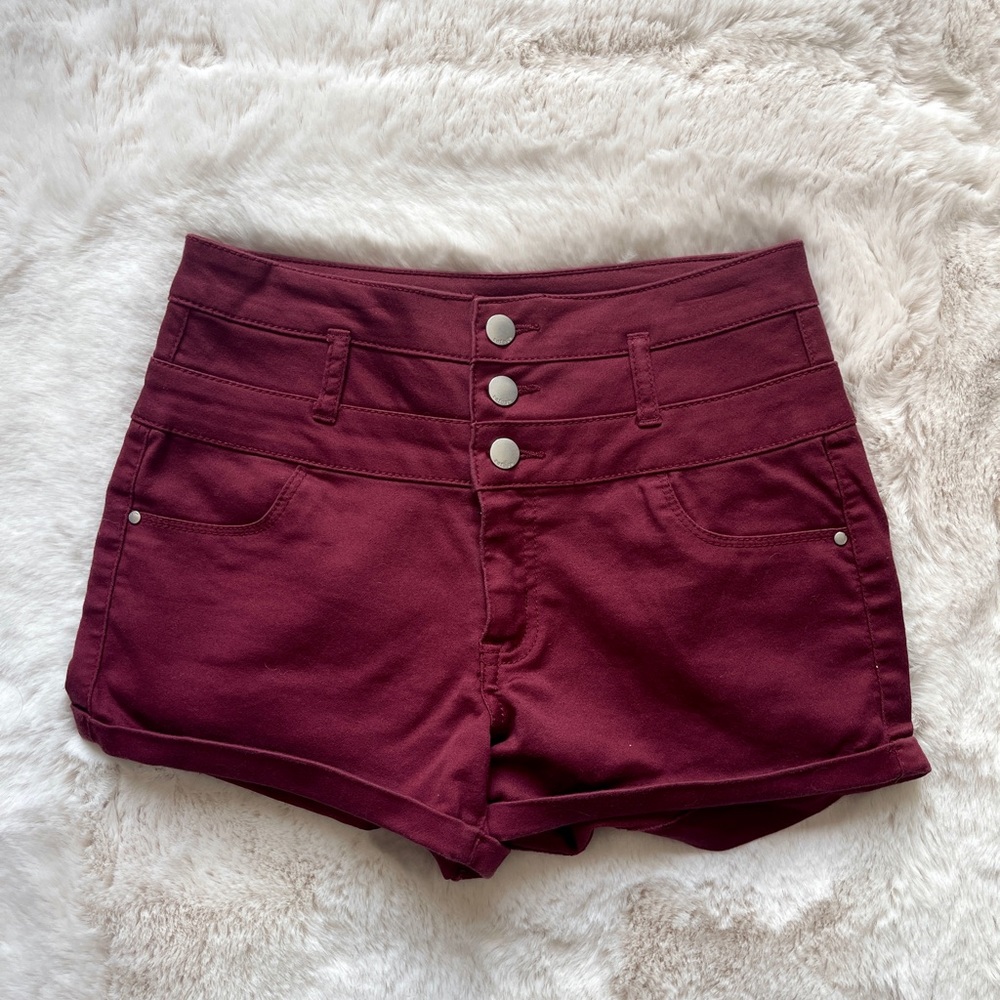 Maroon Refuge Shorts Size 2